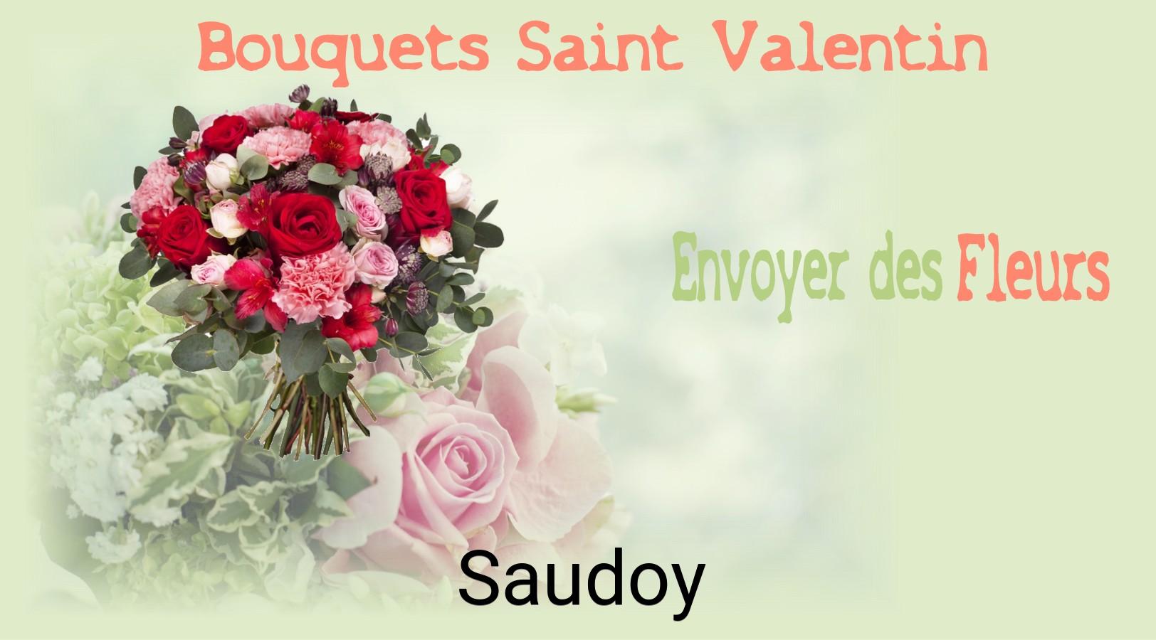 Roses de Saint-Valentin livrées à Saudoy